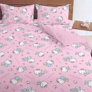 HELLO KITTY 美好生活 精梳棉 單人 雙人 床包枕套 涼被 被套 兩用被 三件式 四件式