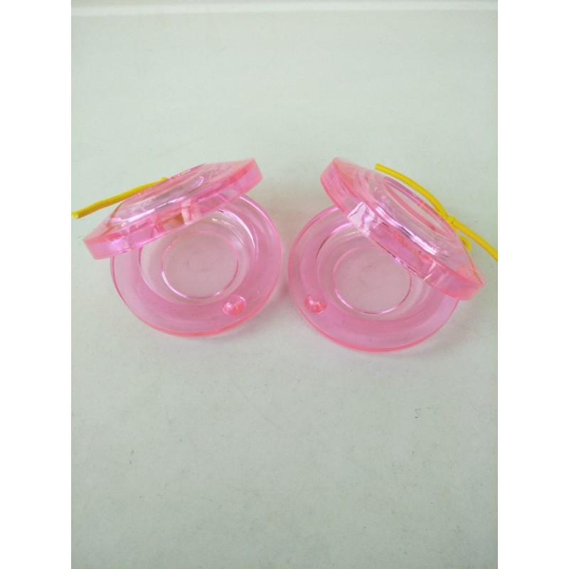 ~全新~(台灣製)果凍透明塑膠響板(粉紅色) 1個17元 手響板 奧福節奏樂器
