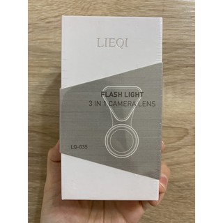 LIEQI LQ-035手機廣角補光鏡頭0.4X-0.6X抗暗角廣角 2IN1 全新