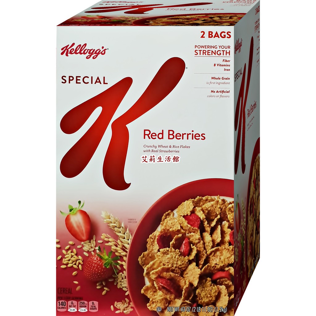 艾莉生活館 Costco 家樂氏special K 草莓早餐脆片 1 2kg 盒 附發票 蝦皮購物