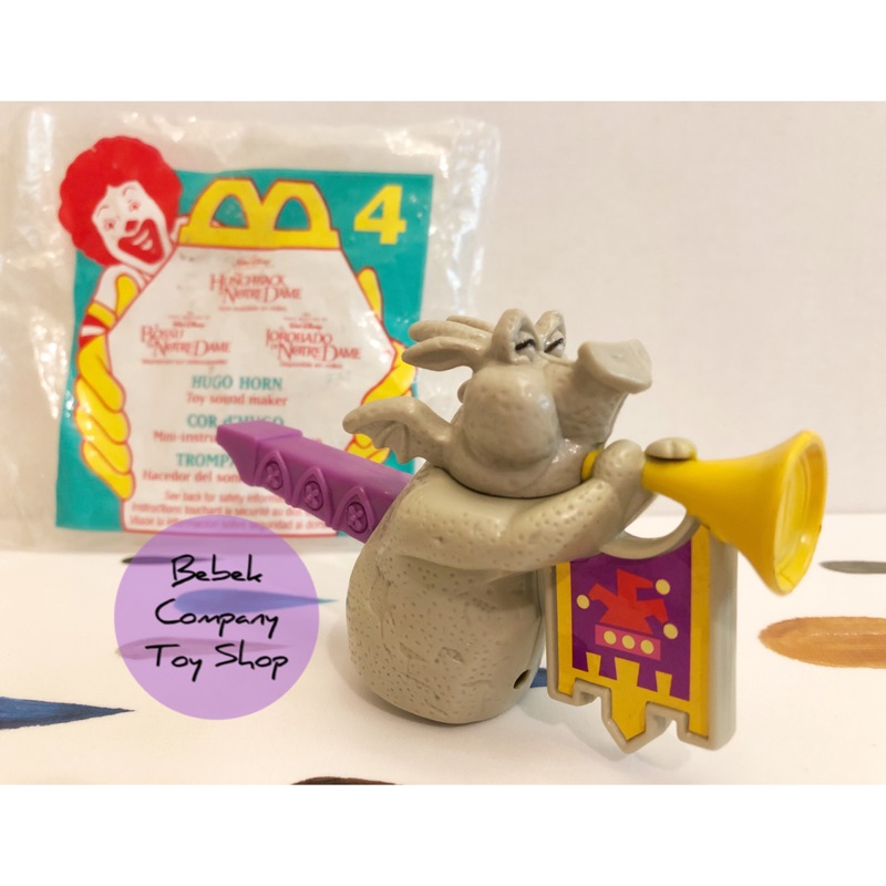 全新 1996年 古董玩具 mcdonalds Disney 鐘樓怪人 麥當勞玩具 迪士尼 石像 hunchback