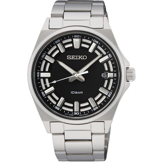 【SEIKO】Criteria 簡約黑麵不鏽鋼腕錶 40mm SUR505P1 6N52-00G0D 公司貨SK022