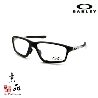 【OAKLEY】 OX8080 03 CROSSLINK ZERO 霧黑 透白色 眼鏡 直營公司貨 JPG 京品眼鏡