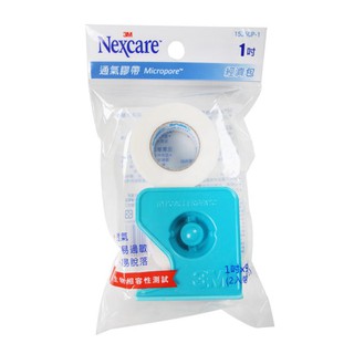 3m nexcare 通氣膠帶（未滅菌） 1吋白色 有切臺 2入【醫康生活家】