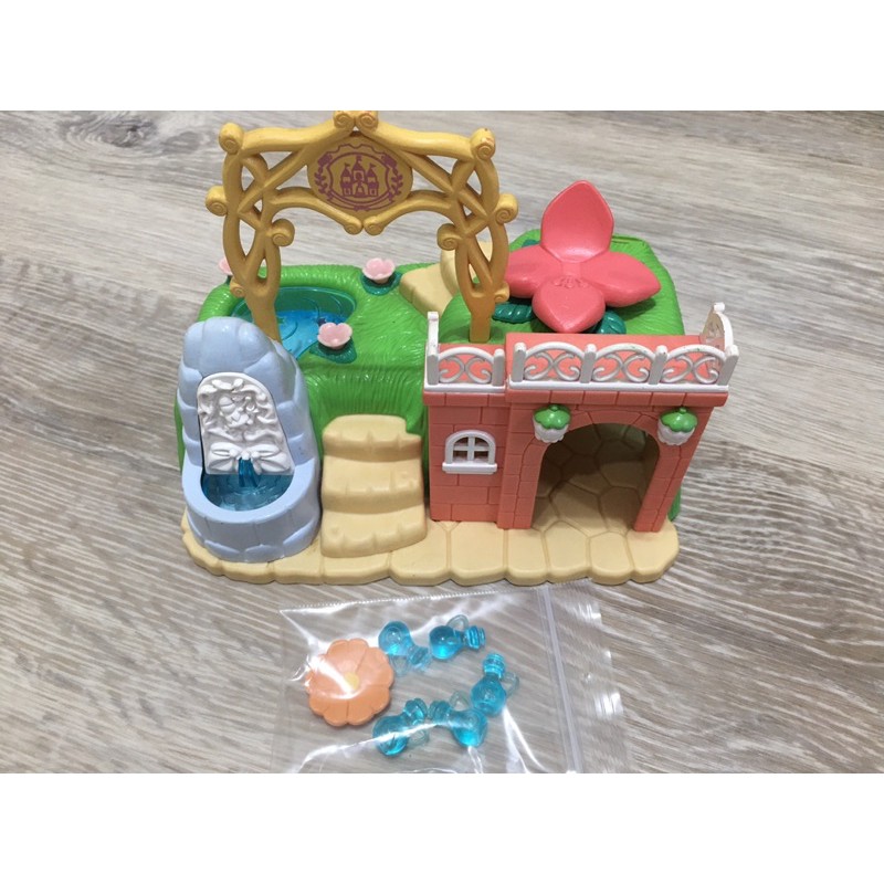 森林家族 精靈噴泉 無盒 二手
