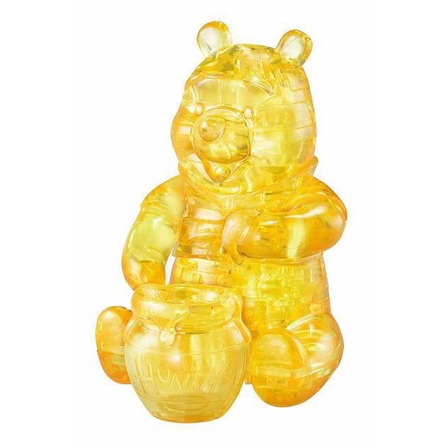 HANAYAMA 立體拼圖 迪士尼 小熊維尼 ＆ 蜂蜜- 透明黃 XHY05670 【哈玩具】
