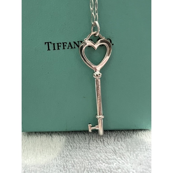 TIFFANY&amp;CO愛心之鑰（大）真品鑰匙項鏈