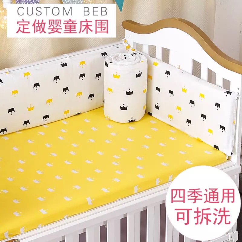 可客制化 定做 嬰兒純棉床笠新生兒全棉床罩兒童寶寶幼兒園床品床包定制床圍