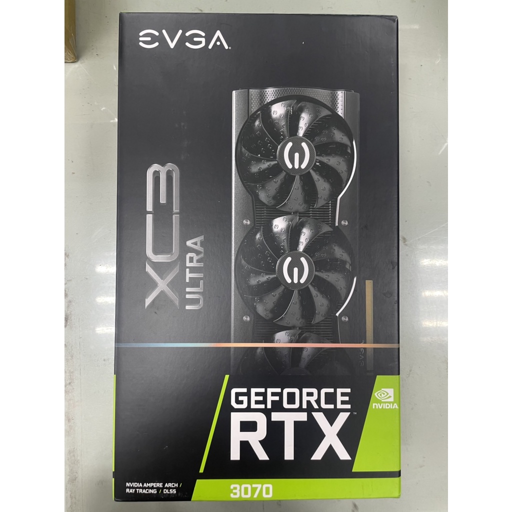 艾維克 EVGA RTX 3070 XC3 ULTRA GAMING 8GB GDDR6 LHR 顯示卡 全新現貨