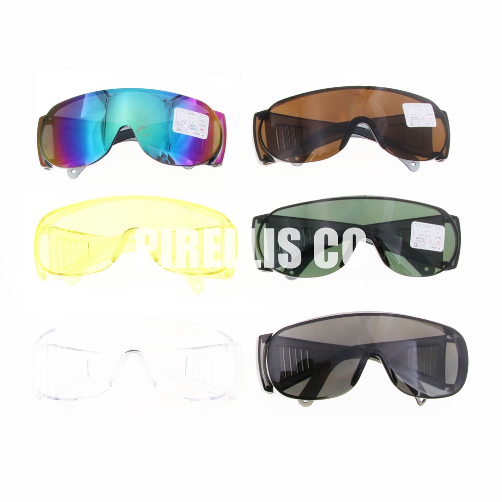 【南陽貿易】台灣製 一般 太陽眼鏡 透明 黑色 綠色 黃色 茶色 綠水銀色 護目鏡 防護眼鏡 安全眼鏡