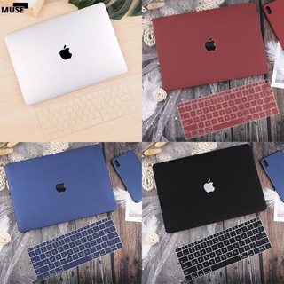【3cmuse】蘋果MacBook霧面保護殼 Air Pro 13 15 16英吋2019 2020 2021送鍵盤