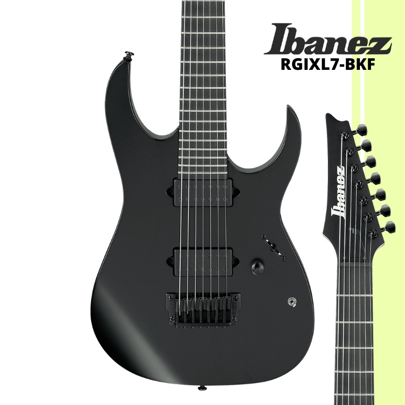 Ibanez RGIXL7-BKF 電吉他 免運 全新公司貨【LIKE MUSIC】反刀頭7弦 雙雙拾音器