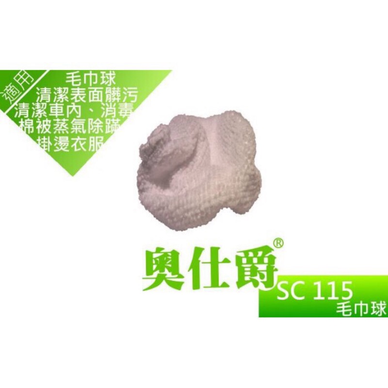 【HoJ】奧仕爵SC115 蒸氣清洗機-毛巾球