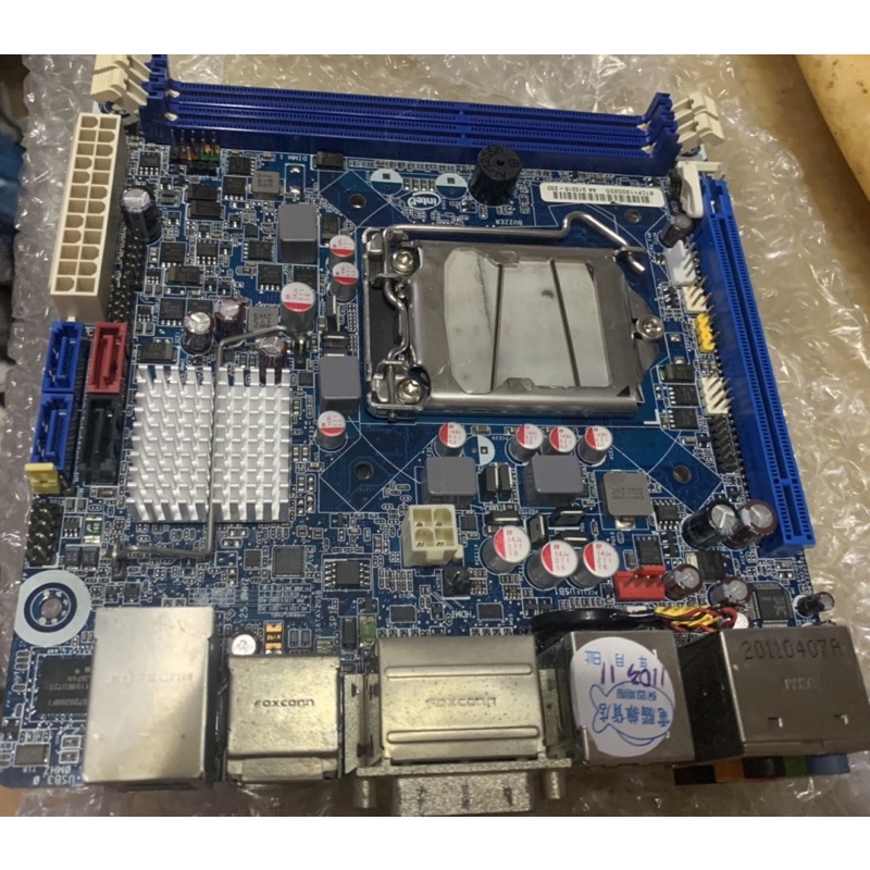 鴻海 1155 三代 itx主機板 Foxconn DH67CFB3 有擋板 usb3.0 DVI DP HDMI