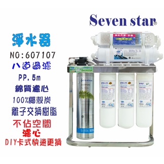 Everpure S104 淨水器 304白鐵面板DIY 濾心 貨號 607107 Seven star淨水網