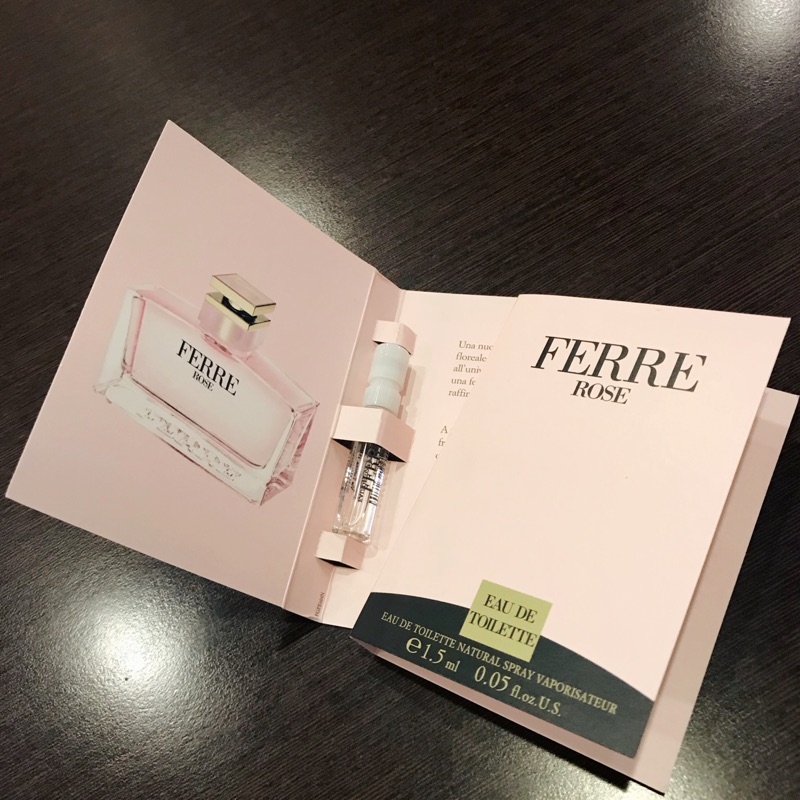 Gianfranco Ferre Rose 費雷 玫瑰 女性淡香水 1.5ml 針管