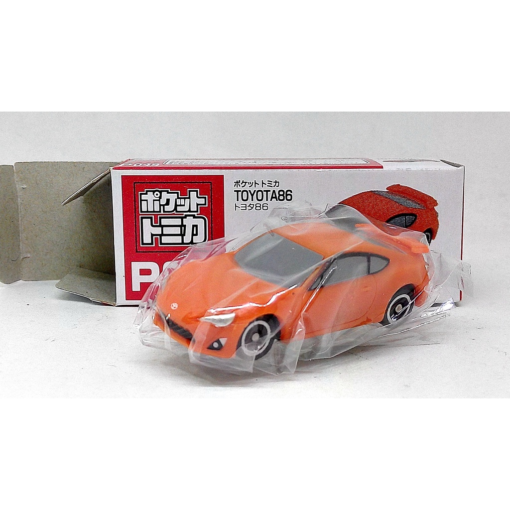 TOMY TOMICA 扭蛋車 P049 豐田 TOYOTA 86 橘