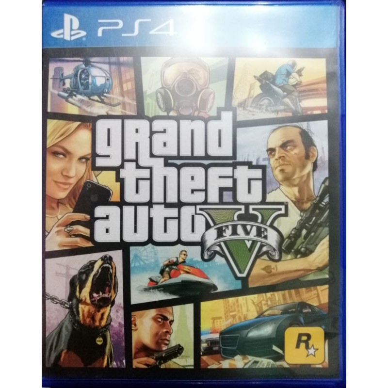 任3件折70 Gta5 中文版ps4 俠盜獵車手5 Ps4 Gta 5 V Gtav R星二手中古二手遊戲片 蝦皮購物