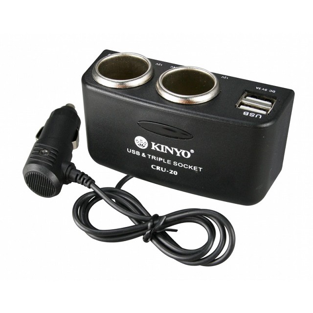 &lt;網中小鋪&gt;KINYO車用USB點煙器擴充座CRU20 USB點煙器 擴充座 CRU-20