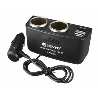 <網中小鋪>KINYO車用USB點煙器擴充座CRU20 USB點煙器 擴充座 CRU-20