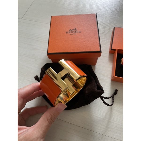 Hermes clic H 寬版手環