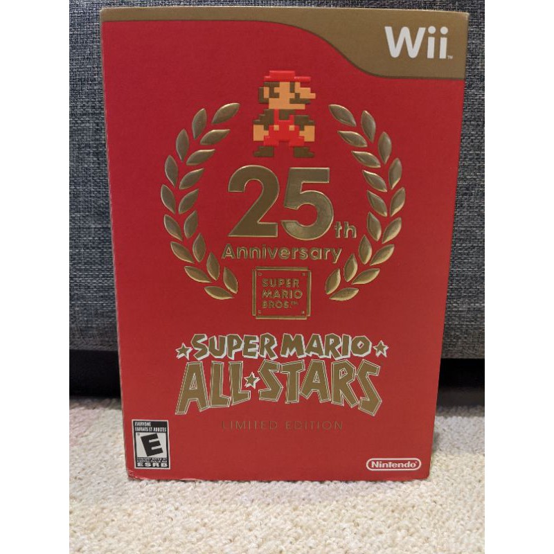 （現貨）Super Mario All-Stars 25周年經典收藏版 Wii 美版二手遊戲片