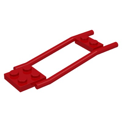 公主樂糕殿 LEGO 稀有 二手 馬車 托架 拖車架 馬栓 紅色 49134 2397 A208