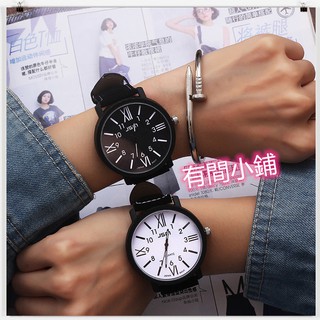 有間小鋪:雙顯男錶 數字+刻度女錶 JSM情侶錶 大錶盤手錶 石英錶 雙縫線皮帶表 刻度腕錶