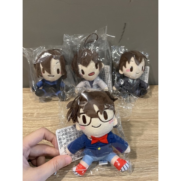 日本景品📦 名偵探柯南 Sega 娃娃吊飾 豆眼娃 坐姿娃娃