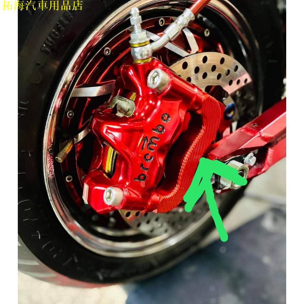 一手貨源~Brembo大輻射HF2四活塞剎車卡鉗 BWS 驃騎 戰速 鬼火 小龜電摩改裝下泵 鏈接碼 涼介汽車用品店