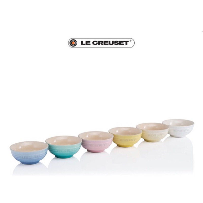 【Le Creuset】瓷器雪酪系列中式飯碗組 6入