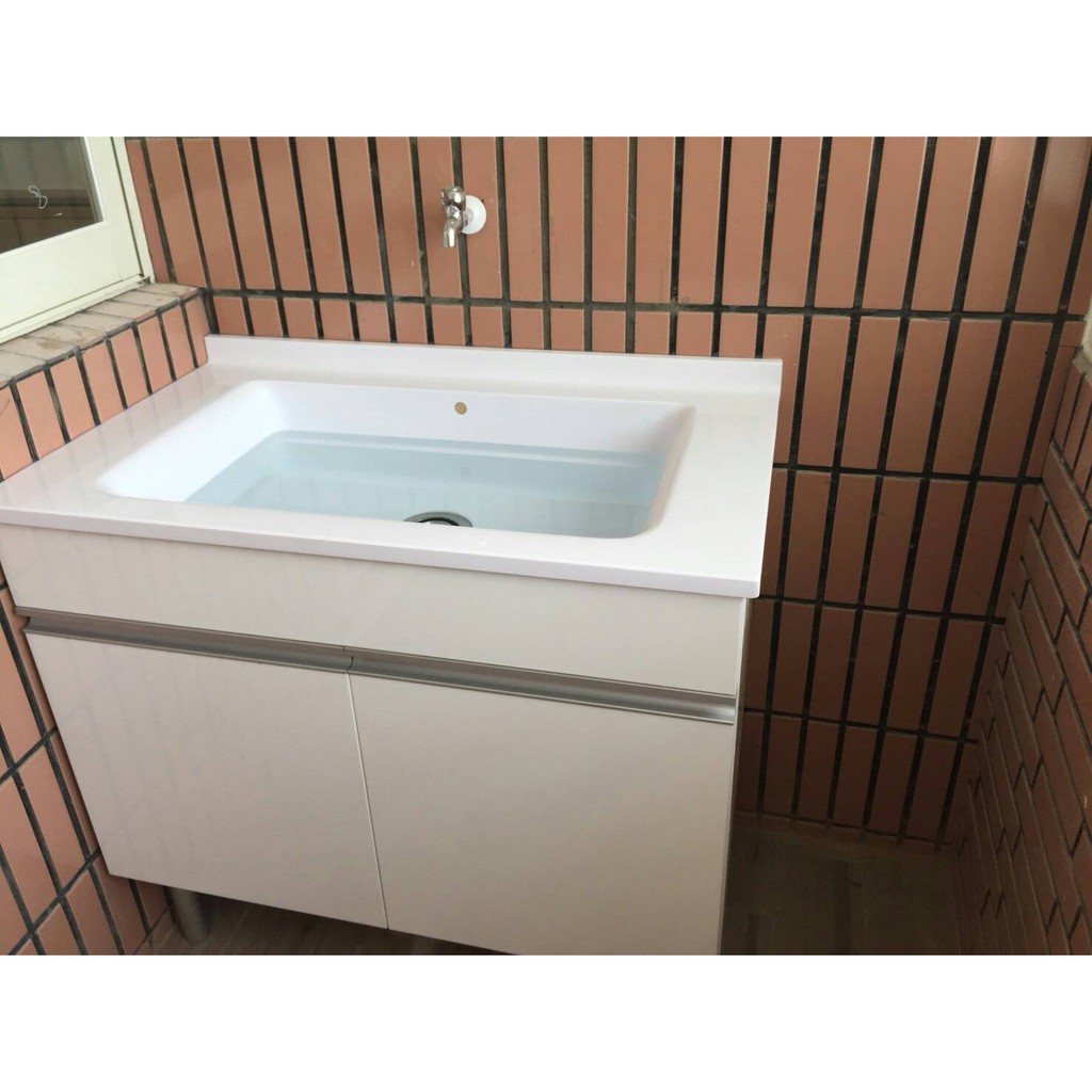 【IDEE】S-780WK 亞特蘭人造石。人造石水槽。洗衣板。陽洗台。洗衣台。洗衣檯。洗衣槽。檯面櫃。浴櫃 ~ 台灣製