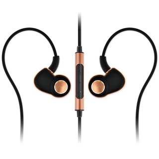 Soundmagic Aux 入耳式耳塞式耳機,3.5 毫米有線耳機符合人體工程學的舒適貼合,音量控制和內建麥克風相容