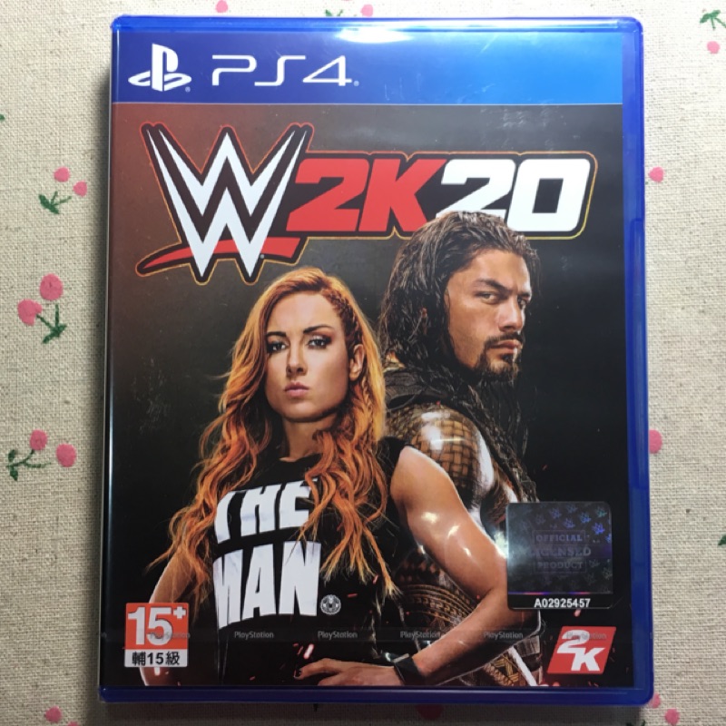 【阿杰收藏】WWE 2K20 英文版【PS4二手】激爆職業摔角 中古 遊戲