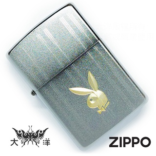 Zippo 打火機 29777 Playboy聯名款 花花公⼦-⾦⾊兔⼦防風打火機 終身保修 (請先聊聊詢問庫存，謝謝