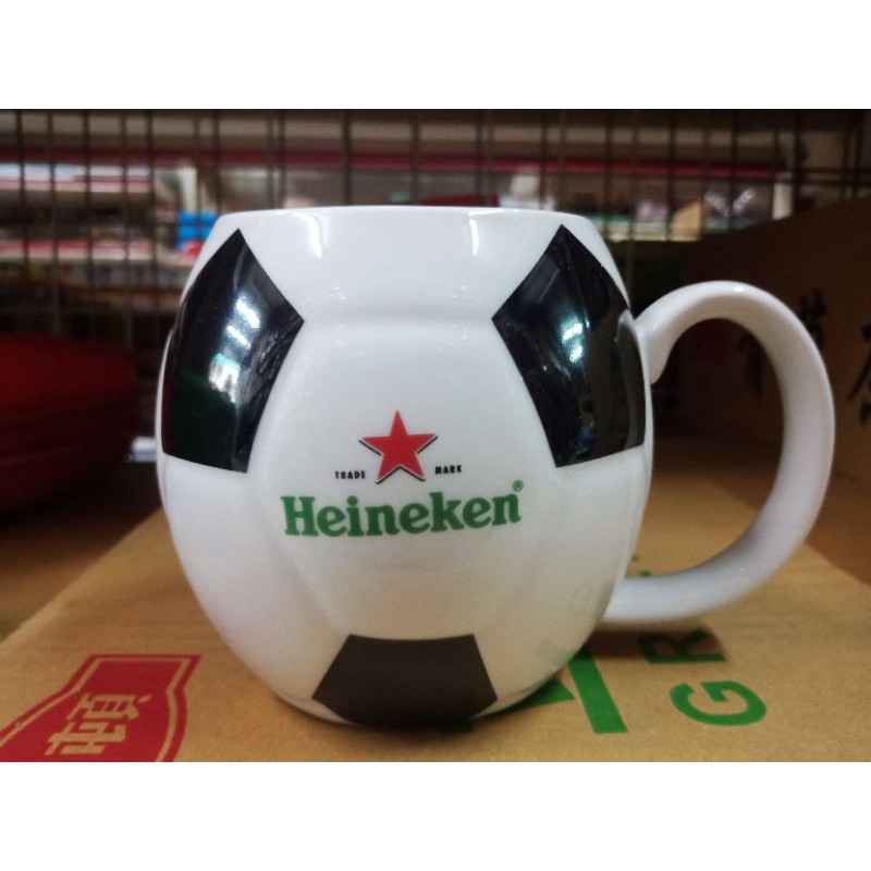 海尼根 超可愛 經典足球杯 馬克杯