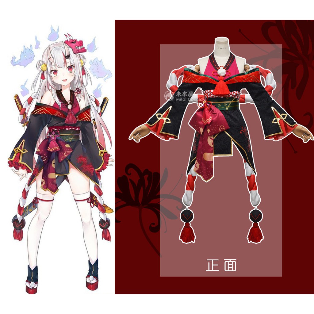 代購 未來家百鬼綾目hololive二期生虛擬youtuber Vtuber Cosplay Cos 蝦皮購物