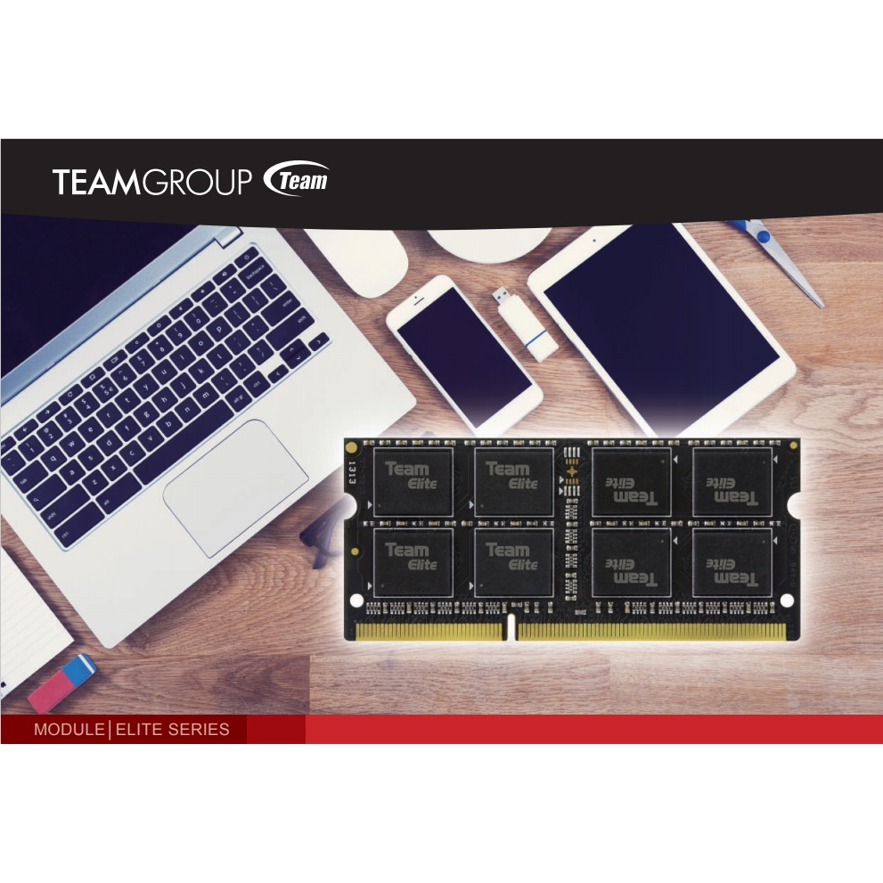 小甜甜優選现货 十銓 TEAM ELITE SO-DIMM 1.35V DDR3L 1600 8G 低電壓 筆記型記憶體