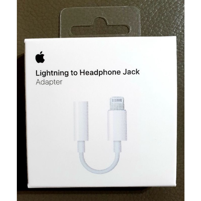 apple 原廠 Lightning 對 3.5mm 耳機插孔轉接頭