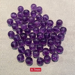 【肯爸水晶嚴選】紫水晶A/全孔/隔珠/配珠/DIY/單顆/單珠/飾品/水晶/天然/正能量/文創飾品 臺灣出貨 免運/現貨