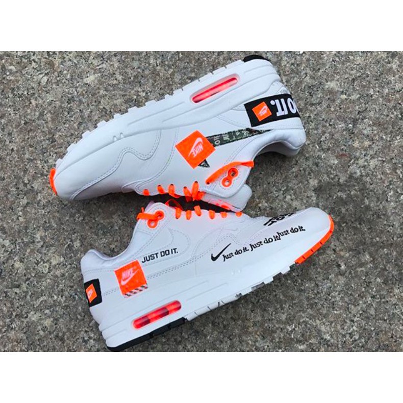 orange air max 1 just do it