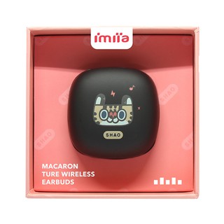 imiia｜TWS馬卡龍系真無線藍芽耳機_imiia-BT501SO [加贈 獨家限定 黑啤/黃紹收納袋 市價200]