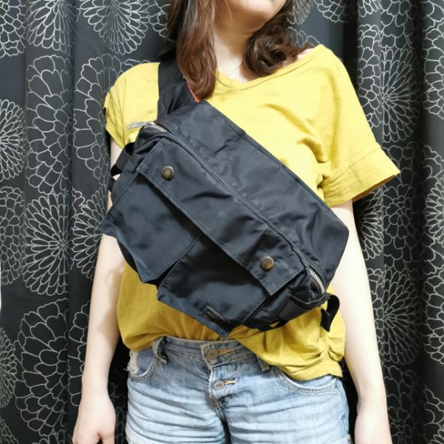 日本 PORTER ILS 限量款 腰包 WAIST BAG 斜肩包 (L) 日本製 383-06695