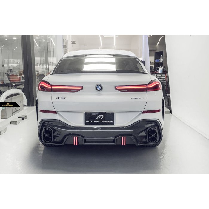 【政銓企業】BMW G06 X6 升級 FD品牌 GT 高品質 碳纖維 卡夢 後下巴 免費安裝 40i 50i