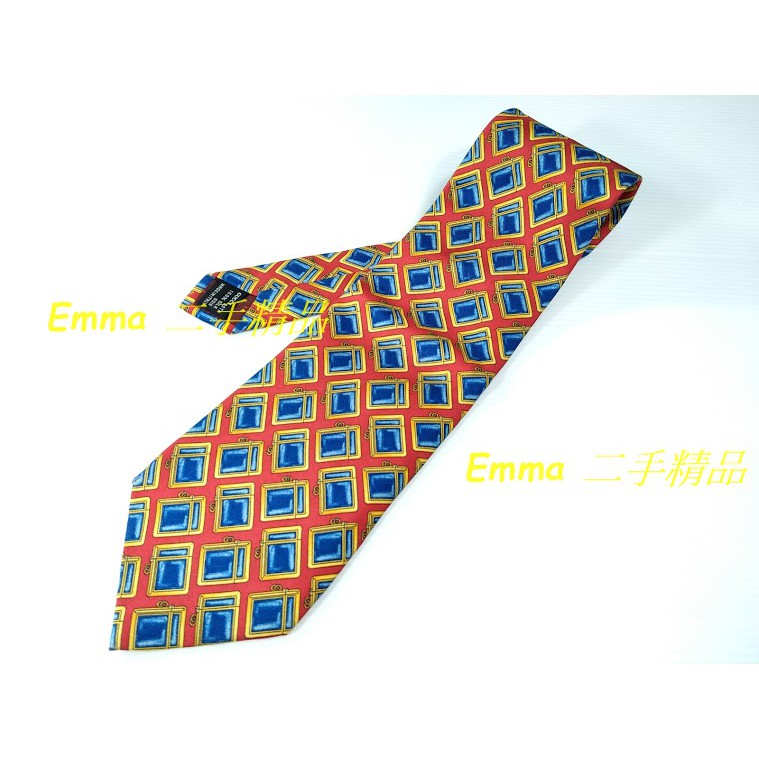 GUCCI 義大利製造 100%純絲 領帶 美品 (二手真品)