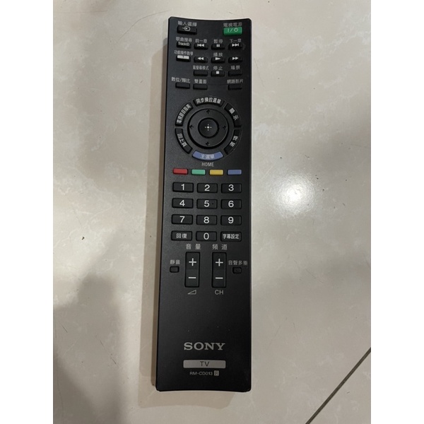 Sony 原廠 二手 電視遙控器 RM-CD013