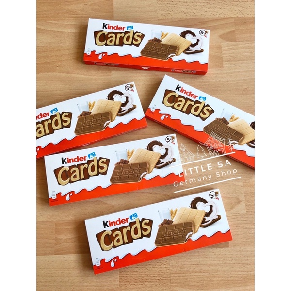 小Sa德國歐洲代購-德國 Ferrero 健達Kinder Cards卡片巧克力牛奶夾心薄餅
