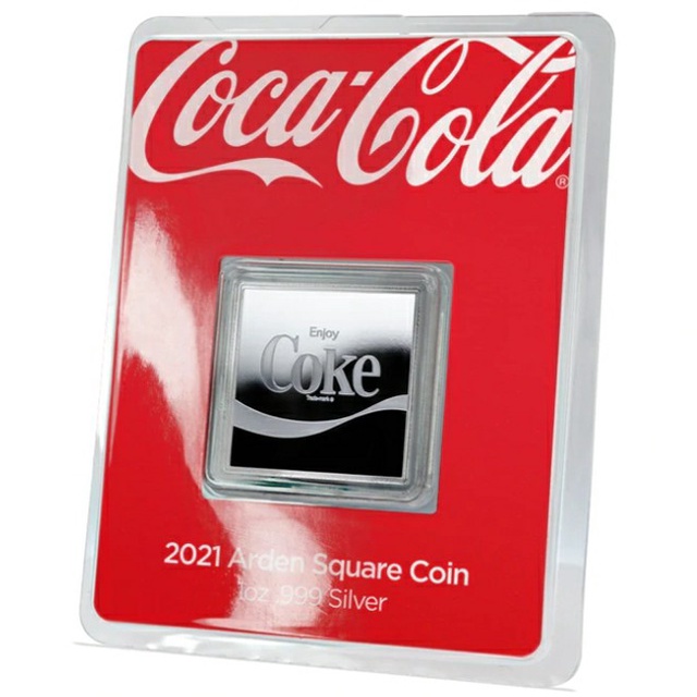 2021斐濟可口可樂銀幣Arden Square（阿登廣場）