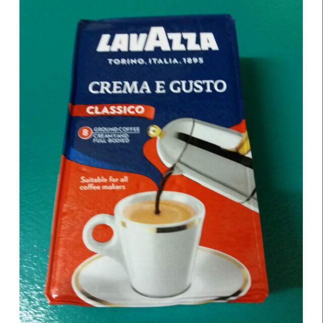 LAVAZZA 義大利 咖啡粉 250g 咖啡 Crema e Gusto 經典奶香研磨咖啡 經典 奶香 研磨咖啡