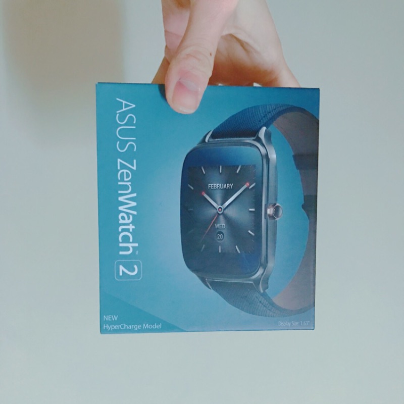 ASUS ZenWatch 2 (大錶) 快充進化版 -真皮伯爵藍